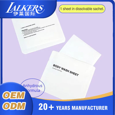Bom preço Papel de lavagem corporal biodegradável on-line