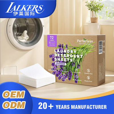 Bom preço Papel de detergente de espuma de bolha média, vestuário, proteção e limpeza, lençóis de detergente on-line