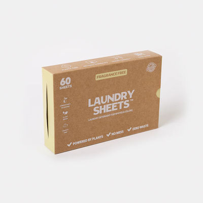 Limpeza profunda Lentes de detergente de roupa biodegradável Eco-friendly Remover manchas profundamente 2,8-3g/folha