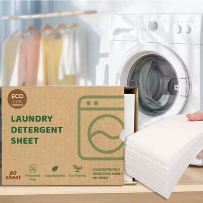Household Cleaning Washing Eco Friendly Laundry Strips Laundry Detergent Sheets