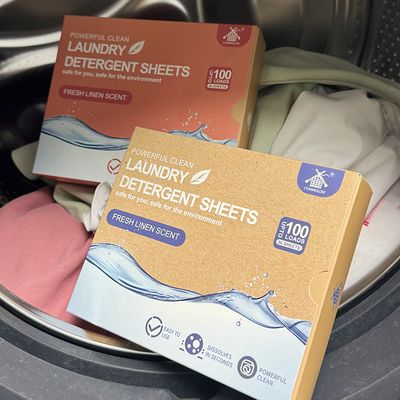 Bom preço Folhas de detergente para roupa de limpeza profunda, fragrância duradoura e ecológica on-line