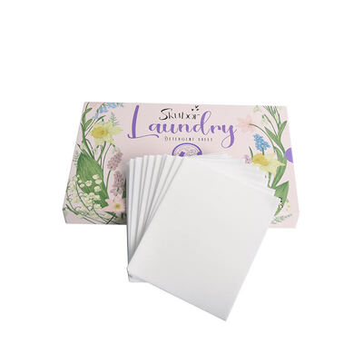 Folhas de detergente para roupa ecológicas Pacote de viagem fácil de transportar Essencial para lavanderia doméstica