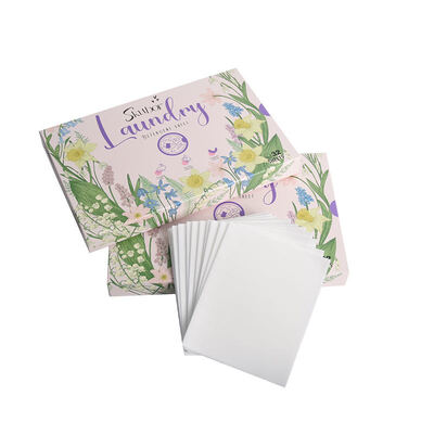 Faixas de detergente para roupa com fragrância de lavanda ecológicas para a saúde