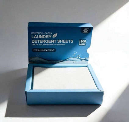 Folhas verdes de lavanderia por atacado combinam segurança e eficiência na remoção de manchas