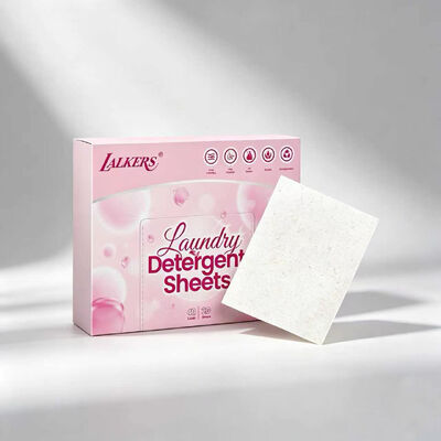 Bom preço Folhas de Detergente Ecológico para Roupa com Poder de Limpeza Forte e Fragrância Personalizável on-line