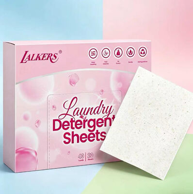 Bom preço Folhas de detergente de roupa não tóxico e ecológico Removem manchas persistentes sem produtos químicos nocivos on-line