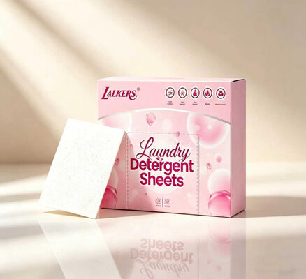 Eco-Friendly Laundry Detergent Sheets com Powerful Stain Fighting & Compact Lightweight Design