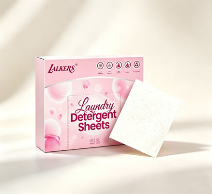 Bom preço Folhas de Detergente Biodegradável Ecológico com Poder de Limpeza Forte para Cuidado Delicado de Tecidos on-line