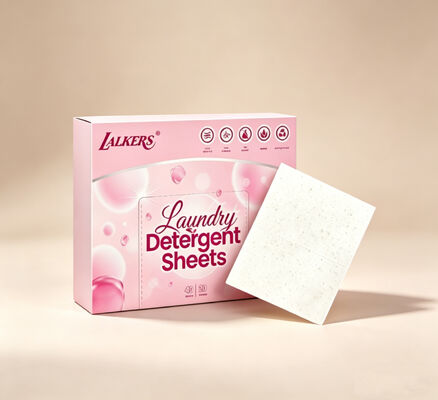 Bom preço Folhas biodegradáveis de detergente para roupa com ação de limpeza profunda e fragrância personalizável para roupa limpa ecológica on-line
