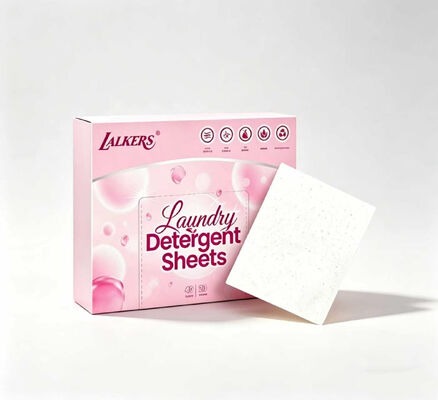 Bom preço Folhas de Detergente Ecológico para Roupa com Poder de Limpeza Forte e Fragrância Personalizável on-line