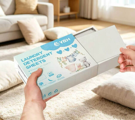 Bom preço Folhas de Detergente Ecológico para Roupa com Poder de Limpeza Forte e Fragrância Personalizável on-line