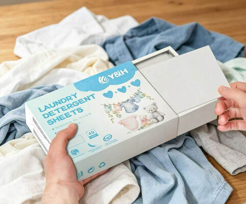 Bom preço Folhas de Detergente Ecológico para Roupa com Poder de Limpeza Forte e Fragrância Personalizável on-line