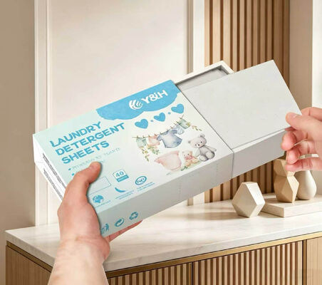 Bom preço Folhas de Detergente Ecológico para Roupa com Poder de Limpeza Forte e Fragrância Personalizável on-line