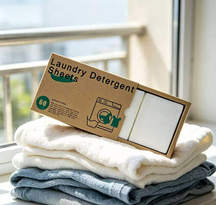 Folhas de detergente para roupa de 11*14cm, ecológicas, removem manchas profundamente para uso ao ar livre