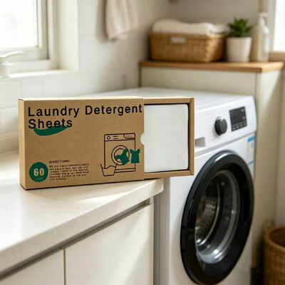 Bom preço Folhas de detergente de roupa portáteis e ecológicas com forte limpeza para manchas duras on-line