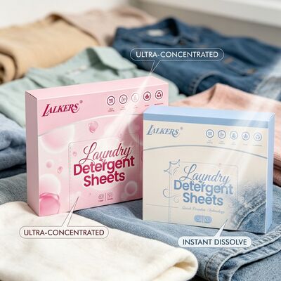 Bom preço Tiras de lavagem ecológica industrial com fórmula vegetal, embalagem de resíduos zero e folhas de detergente para a roupa pré-medidas on-line