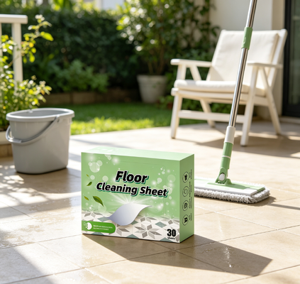 Tabletas de limpeza de piso com surfactante à base de plantas sem resíduos Lamas de limpeza de piso dissolúveis 11x14cm por tira